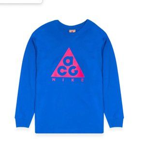 NIKE ACG Blue Long Sleeve Shirt XL